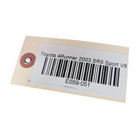 Toyota 4Runner 03-06 Door Panel, Rear Right/Passenger Gray, 67630-35790-B0, E059, OEM, 2003, 2004, 2005, 2006