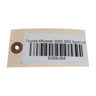 Toyota 4Runner 03-05 Door Panel Front Left/Passenger Grey 67620-3D510-B0, E059, OEM, 2003, 2004, 2005