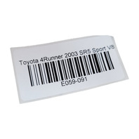 Toyota 4Runner 03-06 Headlight HeadLamp Left/Driver 81170-35400, E059, OEM, 2003, 2004, 2005, 2006