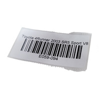 Toyota 4Runner 03-06 Headlight HeadLamp Right, HID, 81130-35420, E059, OEM, 2003, 2004, 2005, 2006