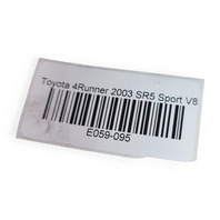 Toyota 4Runner 03-06 AC Vent Instrument Cluster Speedometer Cover 55404-35280-B0, E059, OEM, 2003, 2004, 2005, 2006