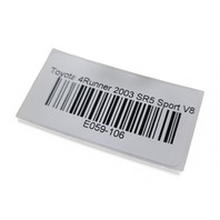 Toyota 4Runner 03-09 JBL Rear Tweeter Audio Radio Speaker Set, 86160-0W670, E059, OEM, 2003, 2004, 2005, 2006, 2007, 2008, 2009