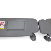 Toyota 4Runner 03-05 Sunvisor Sun Visor Gray Left/Right Set (2), 74320-35A00-B0, E059, OEM, 2003, 2004, 2005