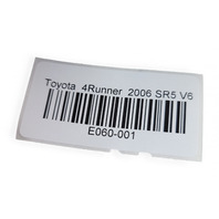 Toyota 4Runner 03-09 Front Door Radio Audio Speaker Set (2) 86160-AA382, E060, OEM, 2003, 2004, 2005, 2006, 2007, 2008, 2009