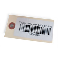 Toyota 4Runner 03-09 Window Regulator Motor Front Left/Driver 69802-58010, E060, OEM, 2003, 2004, 2005, 2006, 2007, 2008, 2009