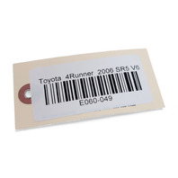 Toyota 4Runner 03-09 Air Intake Cleaner Air Flow Meter Sensor 22204-22010, E060, OEM, 2003, 2004, 2005, 2006, 2007, 2008, 2009