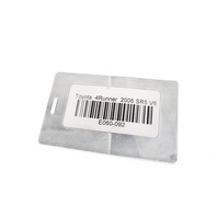 Toyota 4Runner 05-09 Rear Bumper Cover Panel Silver, 52159-35190, E060, OEM, 2005, 2006, 2007, 2008, 2009