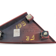 Honda Element 03-05 Front Right/Passenger Pillar Corner Garnish Orange, 75490-SCV-A00ZF, E061, OEM, 2003, 2004, 2005