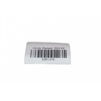 Honda Element 03-11 Front Pillar Cover Trim Garnish Exterior Right 73152-SCV-A01ZA, E061, OEM, 2003, 2004, 2005, 2006, 2007, 2008, 2009, 2010, 2011