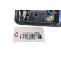 Honda Element 03-10 Interior Door Handle Front Left, Black 72165-SCV-A01ZA, E061, OEM, 2003, 2004, 2005, 2006, 2007, 2008, 2009, 2010