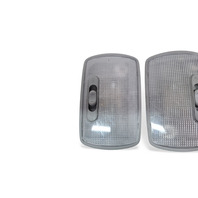 Honda Element 03-08 Rear Center & Rear Roof Interior Map Light Lamp Gray (Set of 2) 34250-S5P-A01, E063, OEM, 2003, 2004, 2005, 2006, 2007, 2008
