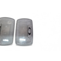 Honda Element 03-08 Rear Center & Rear Roof Interior Map Light Lamp Gray (Set of 2) 34250-S5P-A01, E063, OEM, 2003, 2004, 2005, 2006, 2007, 2008
