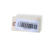 Honda Element 03-11 Radiator Reservoir Coolant Tank 19101-PZD-A01, E063, OEM, 2003, 2004, 2005, 2006, 2007, 2008, 2009, 2010, 2011