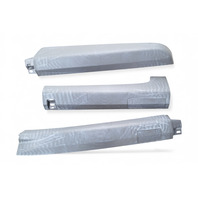 Honda Element 03-05 Roof Panel Molding Right/Passenger Set of 3 Metallic 75210-SCV-A01ZA, E063, OEM, 2003, 2004, 2005