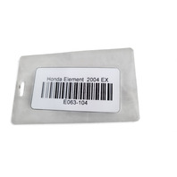 Honda Element 03-08 Front Bumper Cover Lower Garnish Metallic, 71110-SCV-A00ZA, E063, OEM, 2003, 2004, 2005, 2006, 2007, 2008