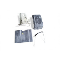 Honda Element 03-11 Battery Box Tray and Mounting Hardware Set(4) 31521-S5A-000, E063, OEM, 2003, 2004, 2005, 2006, 2007, 2008, 2009, 2010, 2011