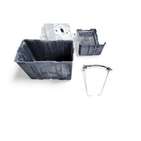 Honda Element 03-11 Battery Box Tray and Mounting Hardware Set(4) 31521-S5A-000, E063, OEM, 2003, 2004, 2005, 2006, 2007, 2008, 2009, 2010, 2011