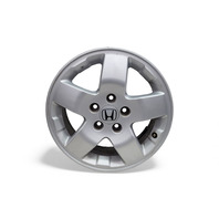 Honda Element 03-06 Alloy Disc Wheel Rim 5 Spoke 16x6.5, 42700-SCV-A51 #4, E063, OEM, 2003, 2004, 2005, 2006