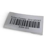 Subaru Forester 19-24 Rear Seat Back Protector 3 Piece Floor Mat Set Black J501SSJ310, E064, OEM, 2019, 2020, 2021, 2022, 2023, 2024