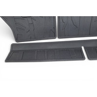 Subaru Forester 19-24 Rear Seat Back Protector 3 Piece Floor Mat Set Black J501SSJ310, E064, OEM, 2019, 2020, 2021, 2022, 2023, 2024