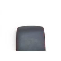 Subary Forester 19-24 Front Center Console Arm Cover Trim Lid Black And Orange Stitching, 92114SJ020VH, E064, OEM, 2019, 2020, 2021, 2022, 2023, 2024