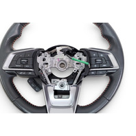 Subaru Forester 19-24 Steering Wheel, Leather Black 34312SJ002VH, E064, OEM, 2019, 2020, 2021, 2022, 2023, 2024
