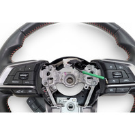 Subaru Forester 19-24 Steering Wheel, Leather Black 34312SJ002VH, E064, OEM, 2019, 2020, 2021, 2022, 2023, 2024