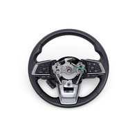 Subaru Forester 19-24 Steering Wheel, Leather Black 34312SJ002VH, E064, OEM, 2019, 2020, 2021, 2022, 2023, 2024