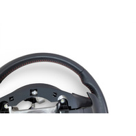 Subaru Forester 19-24 Steering Wheel, Leather Black 34312SJ002VH, E064, OEM, 2019, 2020, 2021, 2022, 2023, 2024