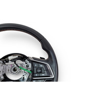 Subaru Forester 19-24 Steering Wheel, Leather Black 34312SJ002VH, E064, OEM, 2019, 2020, 2021, 2022, 2023, 2024