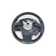 Subaru Forester 19-24 Steering Wheel, Leather Black 34312SJ002VH, E064, OEM, 2019, 2020, 2021, 2022, 2023, 2024