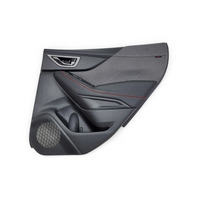 Subaru Forester 19-24 Rear Door Panel Trim Right/Passenger Gray, 94226SJ181NT, E064, OEM, 2019, 2020, 2021, 2022, 2023, 2024