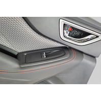 Subaru Forester 19-24 Rear Door Panel Trim Left/Driver Gray, 94226SJ191NT, E064, OEM, 2019, 2020, 2021, 2022, 2023, 2024