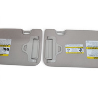 Subaru Forester 19-24 Sun Visor Left/Driver Right/Passenger 92011SJ020ME Tan Set, E064, OEM, 2019, 2020, 2021, 2022, 2023, 2024