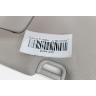 Subaru Forester 19-24 Sun Visor Left/Driver Right/Passenger 92011SJ020ME Tan Set, E064, OEM, 2019, 2020, 2021, 2022, 2023, 2024