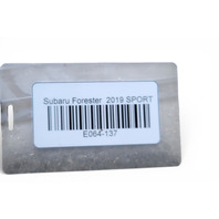 Subaru Forester 19-24 Rocker Panel Molding Right/Passenger Gray, 91112SJ320, E064, OEM, 2019, 2020, 2021, 2022, 2023, 2024