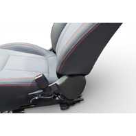 Subaru Forester 19-24 Front Grey/Black Seat Assembly Set, 64139SJ041, 64150SJ081, E064, OEM, 2019, 2020, 2021, 2022, 2023, 2024