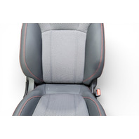 Subaru Forester 19-24 Front Grey/Black Seat Assembly Set, 64139SJ041, 64150SJ081, E064, OEM, 2019, 2020, 2021, 2022, 2023, 2024