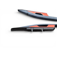 Subaru Forester 19-24 Roof Luggage Rack Cross Bar Set Left/Right (2) 91151SJ040, 91151SJ050, E064, OEM, 2019, 2020, 2021, 2022, 2023, 2024