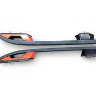 Subaru Forester 19-24 Roof Luggage Rack Cross Bar Set Left/Right (2) 91151SJ040, 91151SJ050, E064, OEM, 2019, 2020, 2021, 2022, 2023, 2024