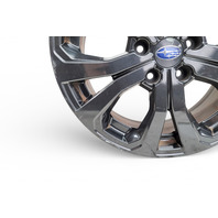 Subaru Forester 19-24 Alloy Wheel Rim 18x7 Black, 28111SJ060 #3, E064, OEM, 2019, 2020, 2021, 2022, 2023, 2024