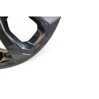 Subaru Forester 19-24 Alloy Wheel Rim 18x7 Black, 28111SJ060 #1, E064, OEM, 2019, 2020, 2021, 2022, 2023, 2024