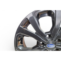 Subaru Forester 19-24 Alloy Wheel Rim 18x7 Black, 28111SJ060 #1, E064, OEM, 2019, 2020, 2021, 2022, 2023, 2024