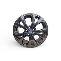 Subaru Forester 19-24 Alloy Wheel Rim 18x7 Black, 28111SJ060 #1, E064, OEM, 2019, 2020, 2021, 2022, 2023, 2024