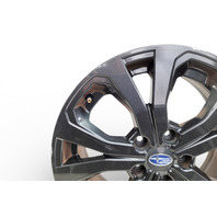 Subaru Forester 19-24 Alloy Wheel Rim 18x7 Black, 28111SJ060 #2, E064, OEM, 2019, 2020, 2021, 2022, 2023, 2024