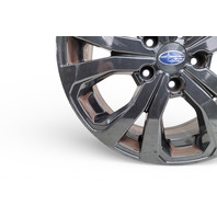 Subaru Forester 19-24 Alloy Wheel Rim 18x7 Black, 28111SJ060 #2, E064, OEM, 2019, 2020, 2021, 2022, 2023, 2024