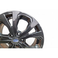 Subaru Forester 19-24 Alloy Wheel Rim 18x7 Black, 28111SJ060 #2, E064, OEM, 2019, 2020, 2021, 2022, 2023, 2024