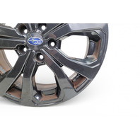 Subaru Forester 19-24 Alloy Wheel Rim 18x7 Black, 28111SJ060 #2, E064, OEM, 2019, 2020, 2021, 2022, 2023, 2024