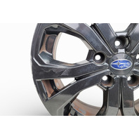 Subaru Forester 19-24 Alloy Wheel Rim 18x7 Black, 28111SJ060 #4, E064, OEM, 2019, 2020, 2021, 2022, 2023, 2024
