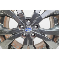Subaru Forester 19-24 Alloy Wheel Rim 18x7 Black, 28111SJ060 #4, E064, OEM, 2019, 2020, 2021, 2022, 2023, 2024